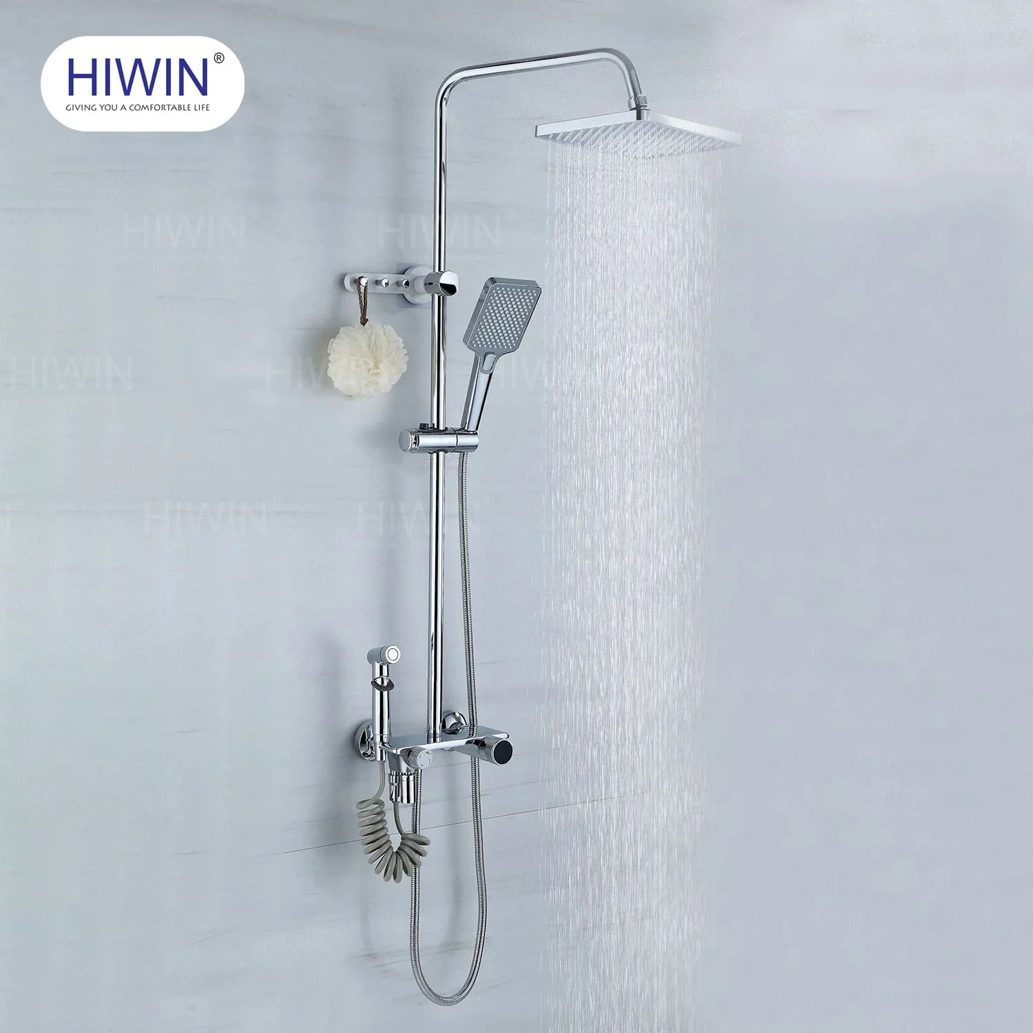 Vòi sen tắm nhiệt độ cây đứng nóng lạnh Inax BFV-639T
