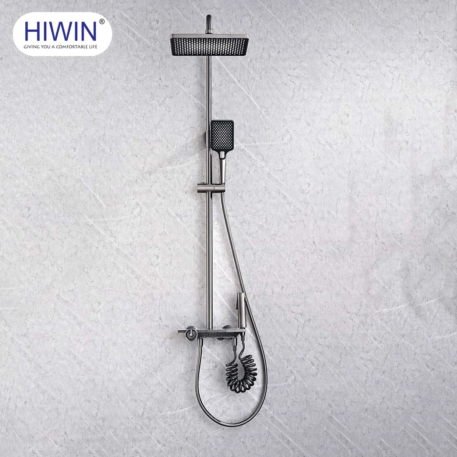 Vòi sen tắm nhiệt độ cây đứng nóng lạnh Inax BFV-639T