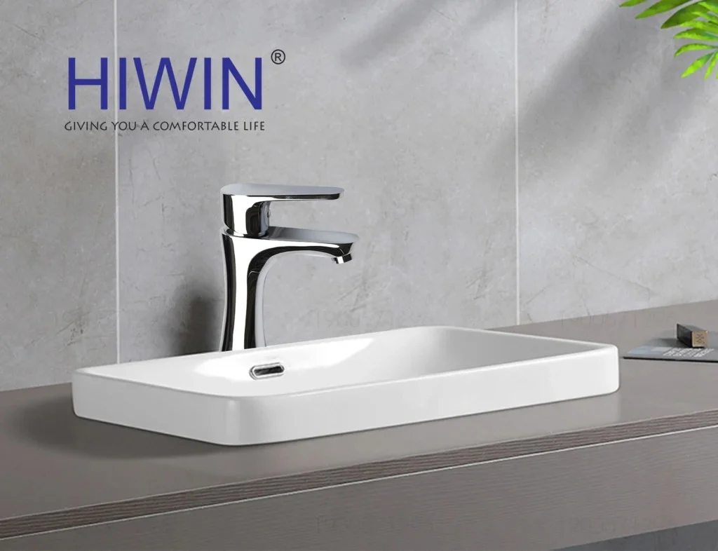 Vòi chậu rửa mặt nóng lạnh HIWIN KF-6711