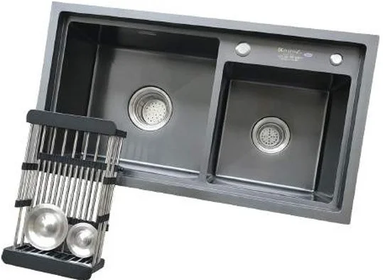 Chậu rửa bát Kagol KND8245 BT LỆCH