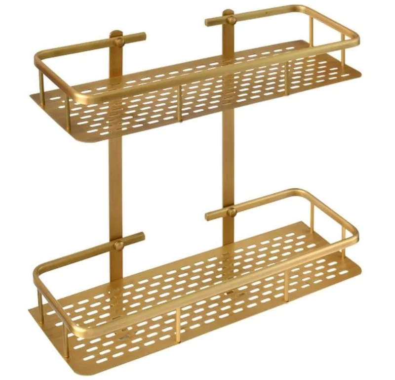 Kệ góc để đồ bằng đồng Kanly GCK28
