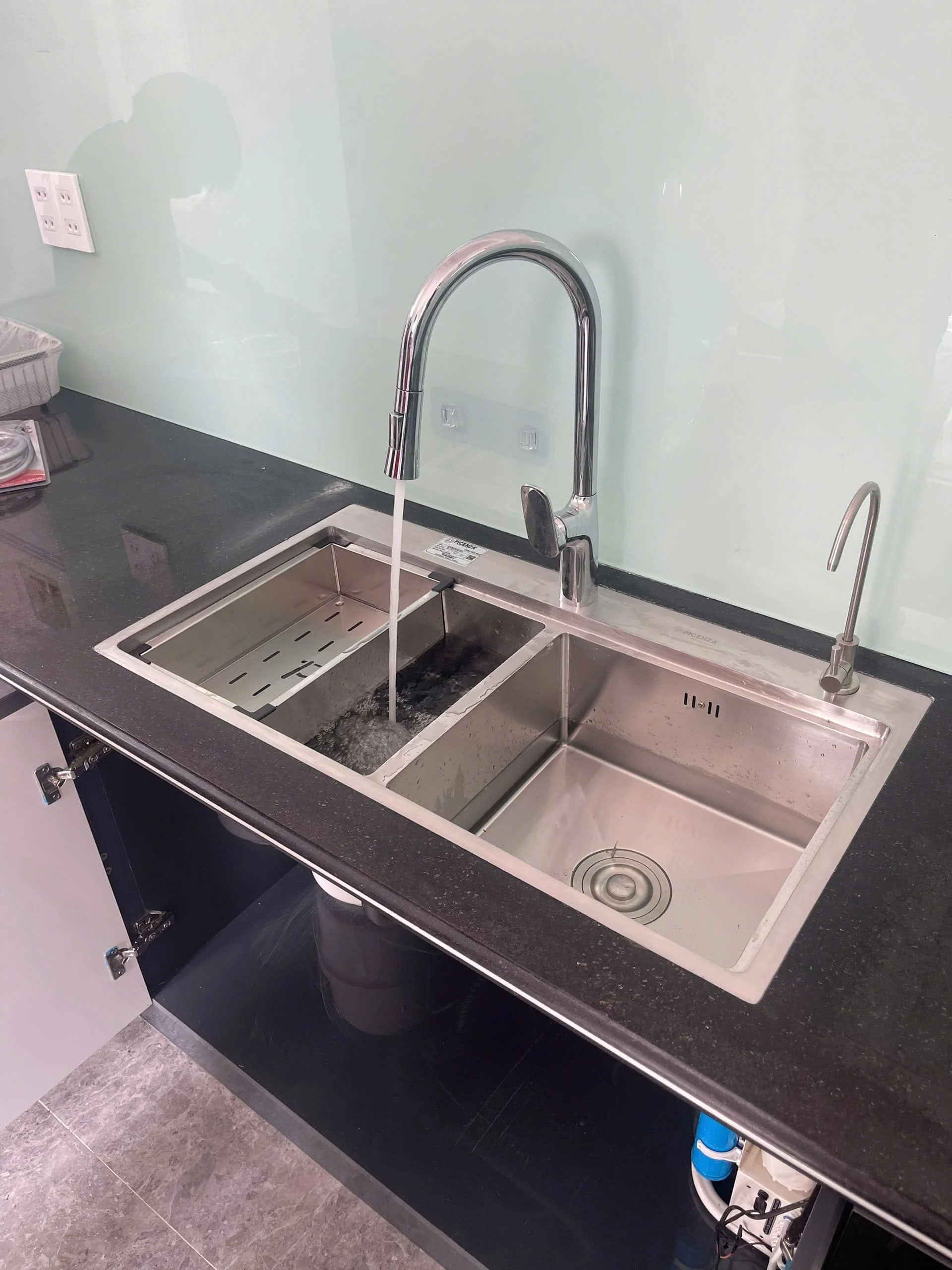 Chậu rửa bát 2 hố cân Picenza HMHB-8848 - 616