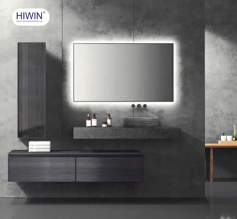 Bộ tủ chậu lavabo cao cấp màu xanh lam khói Hiwin YS-004