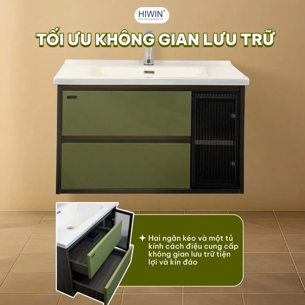 Bộ tủ chậu Lavabo Hiwin YS-2639