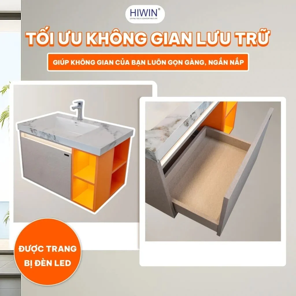 Bộ tủ chậu Lavabo Hiwin YS-2639
