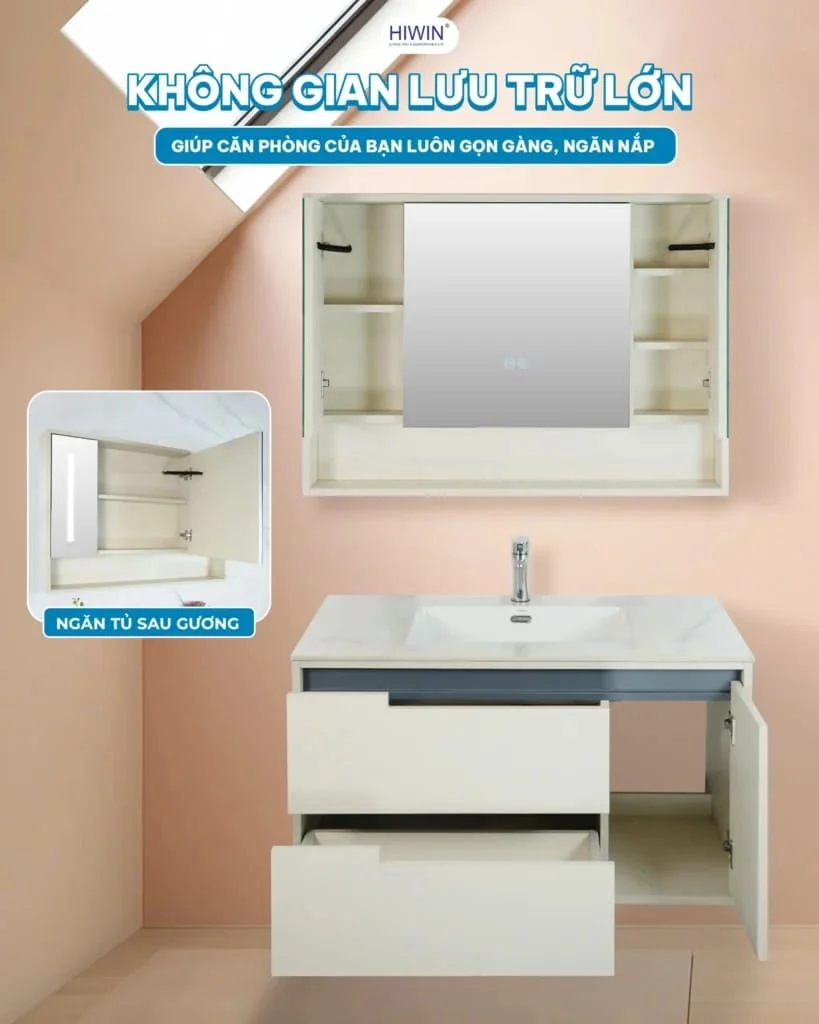 Bộ tủ chậu Lavabo Hiwin YS-2639
