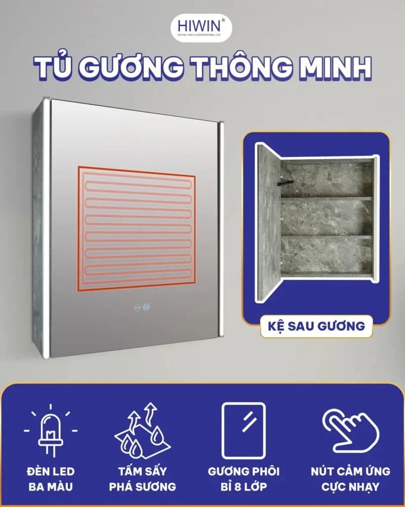 Bộ tủ chậu Lavabo Hiwin YS-2639