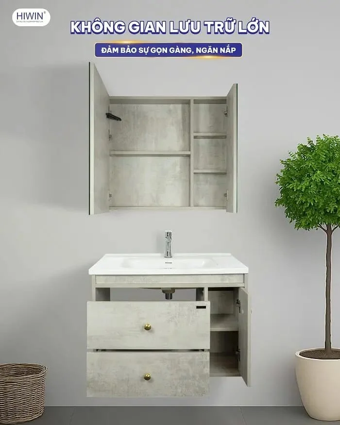 Bộ tủ chậu Lavabo Hiwin YS-2639