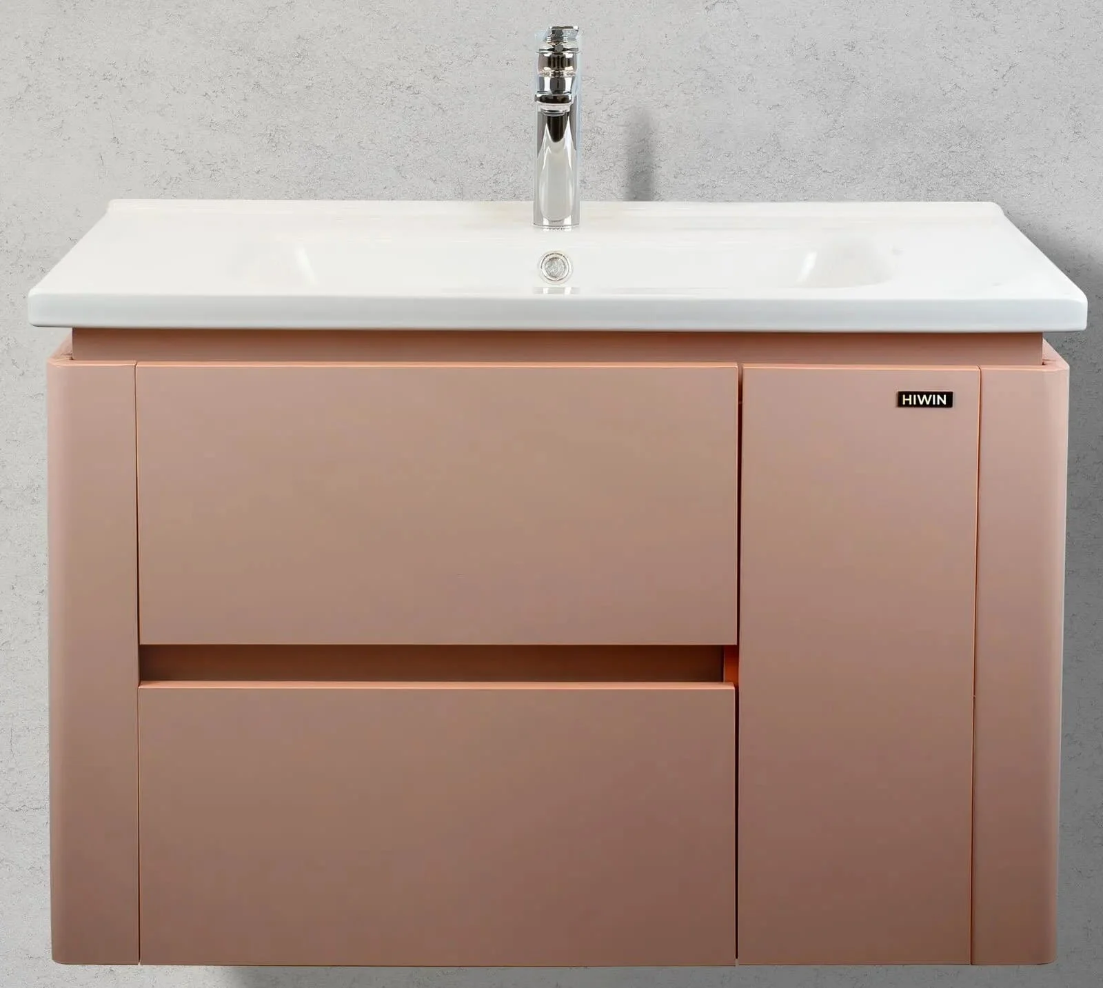 Bộ tủ chậu lavabo cao cấp màu xanh lam khói Hiwin YS-004