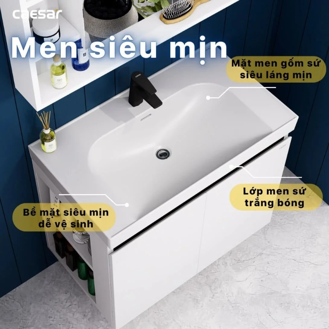 Chậu Rửa Lavabo dương vành Caesar LF5358