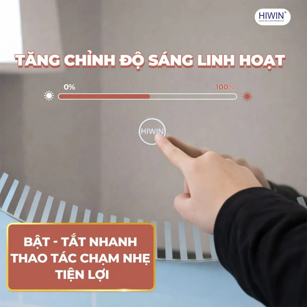 Gương cạo râu gương trang điểm gắn tường phóng tại 3X Hiwin J-006