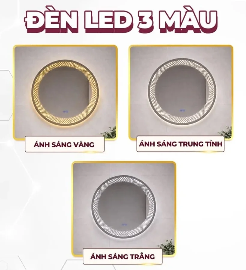 Gương cạo râu gương trang điểm gắn tường phóng tại 3X Hiwin J-006