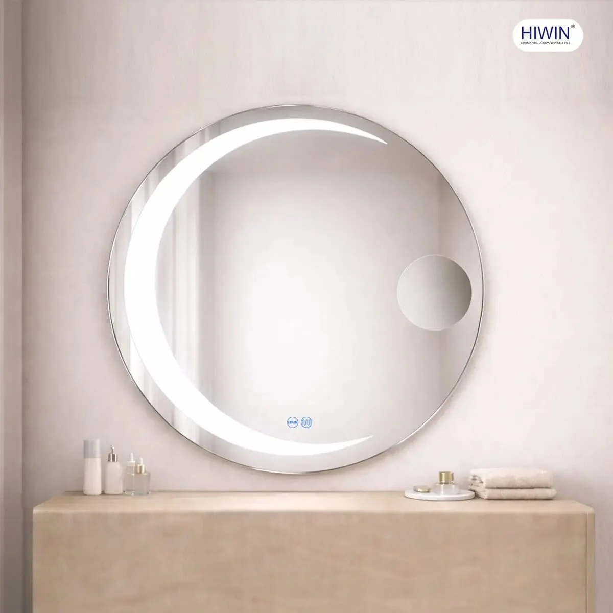 Gương cạo râu gương trang điểm hai mặt phóng đại 3X Hiwin J-0158