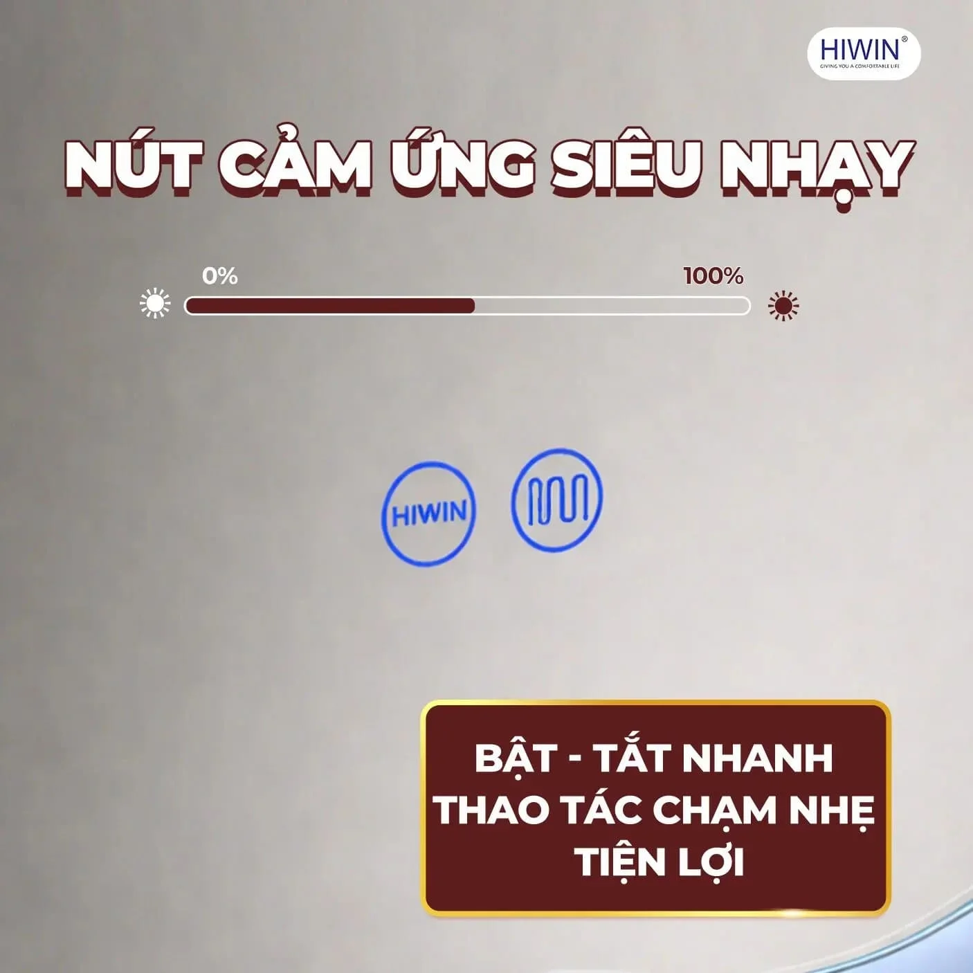 Gương soi nhà tắm khung Inox Hiwin M-E4076LD-GW