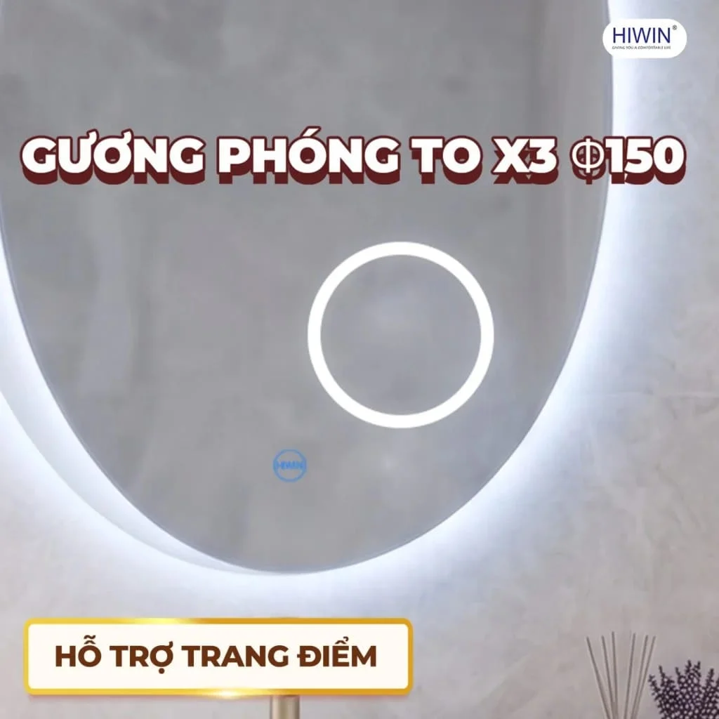 Gương cạo râu gương trang điểm gắn tường phóng tại 3X Hiwin J-006