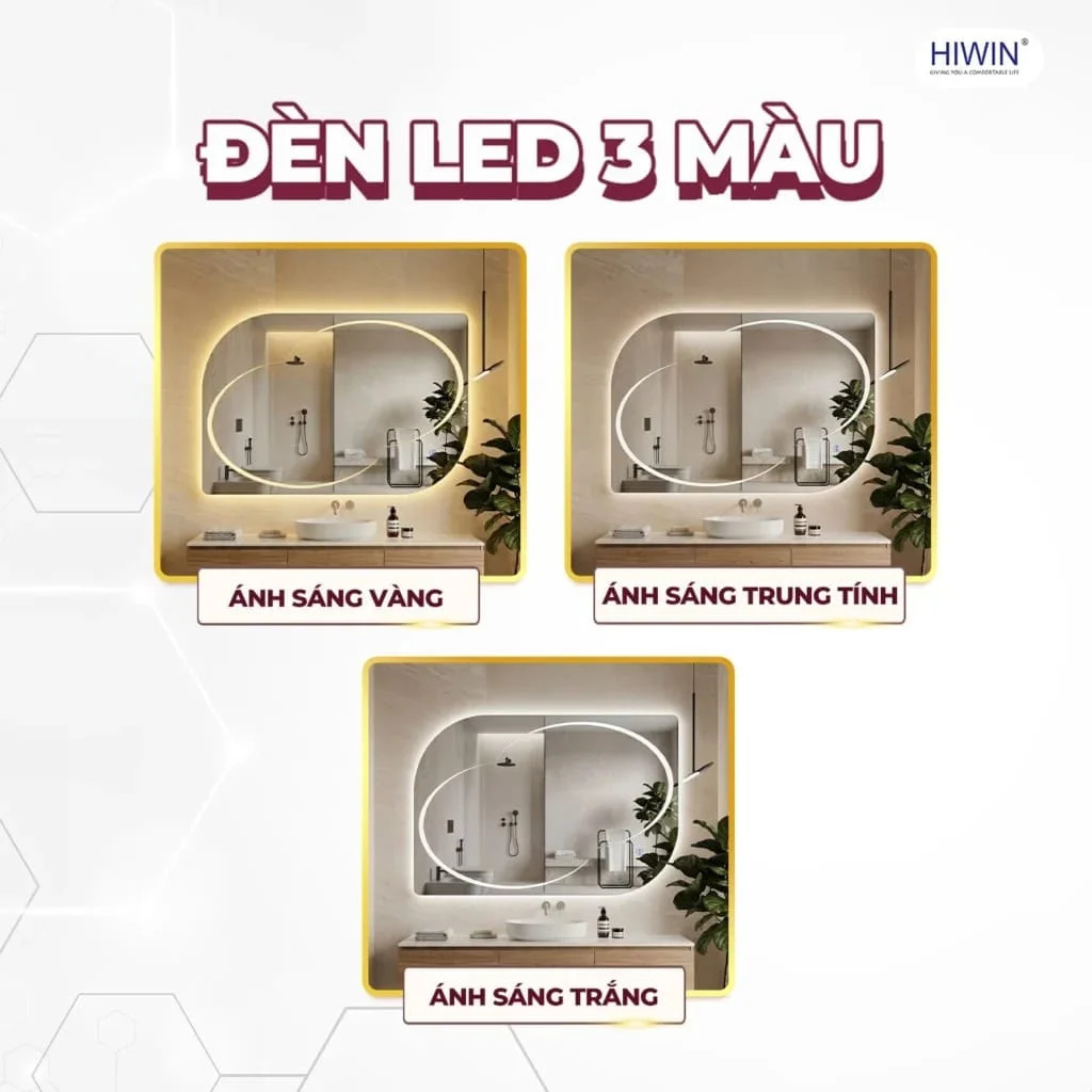 Gương cạo râu gương trang điểm hai mặt phóng đại 3X Hiwin J-0158