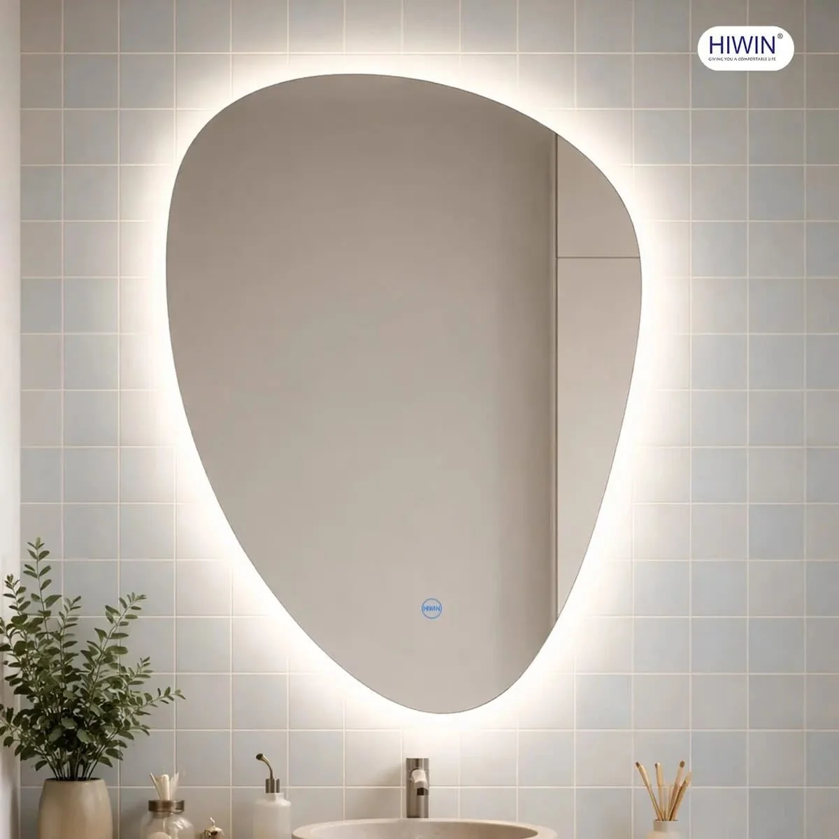 Gương cạo râu gương trang điểm hai mặt phóng đại 3X Hiwin J-0158