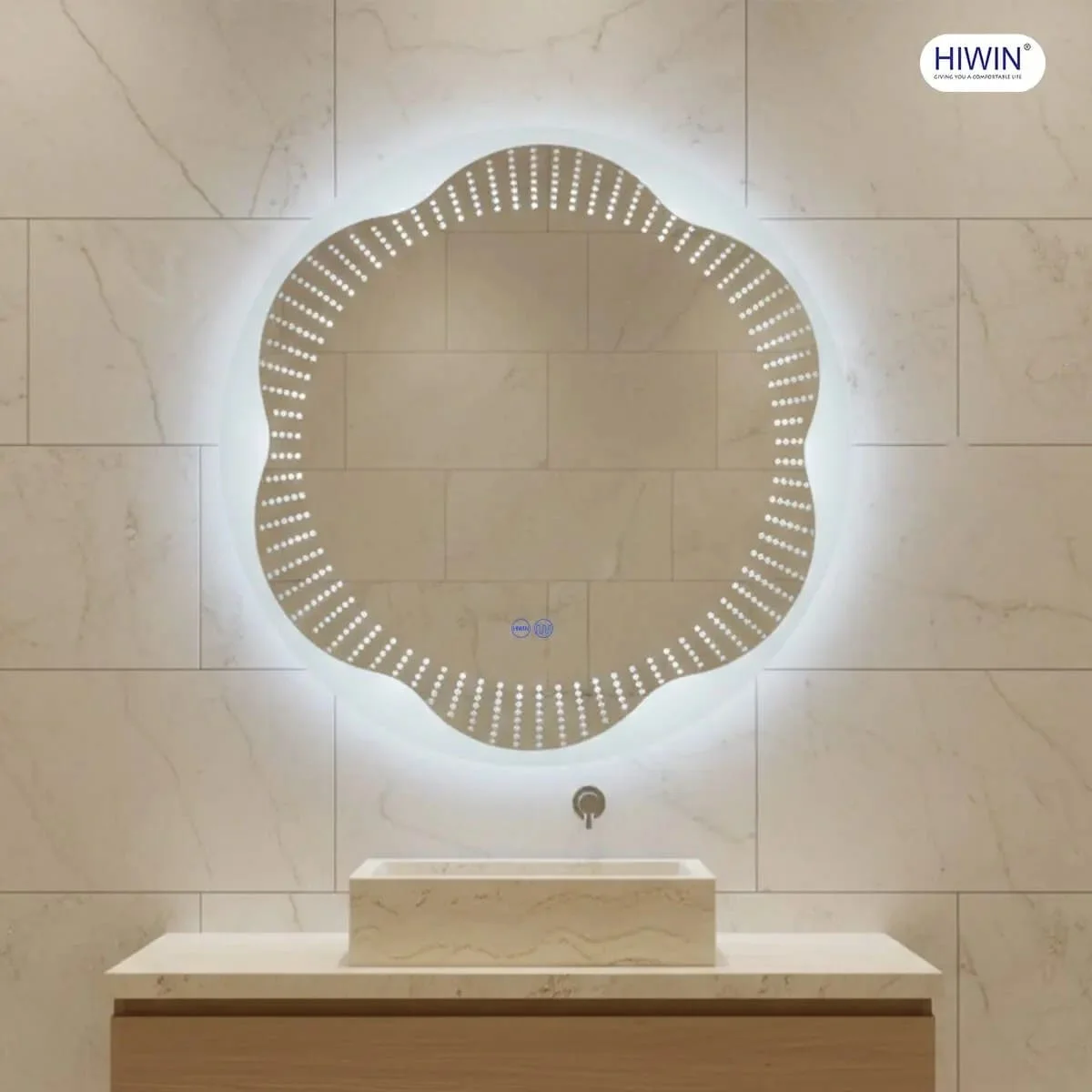 Gương cạo râu gương trang điểm hai mặt phóng đại 3X Hiwin J-0158