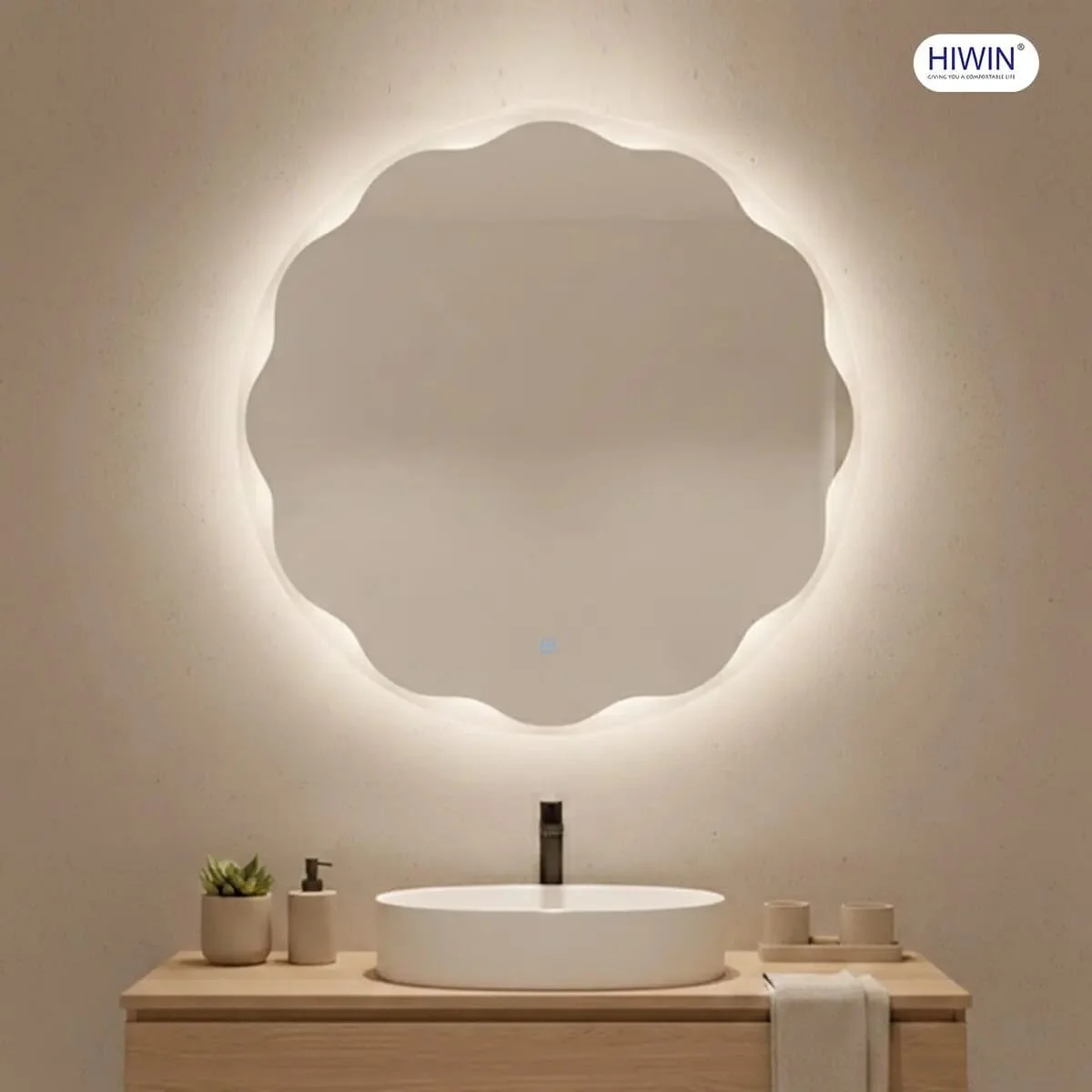 Gương cạo râu gương trang điểm hai mặt phóng đại 3X Hiwin J-0158
