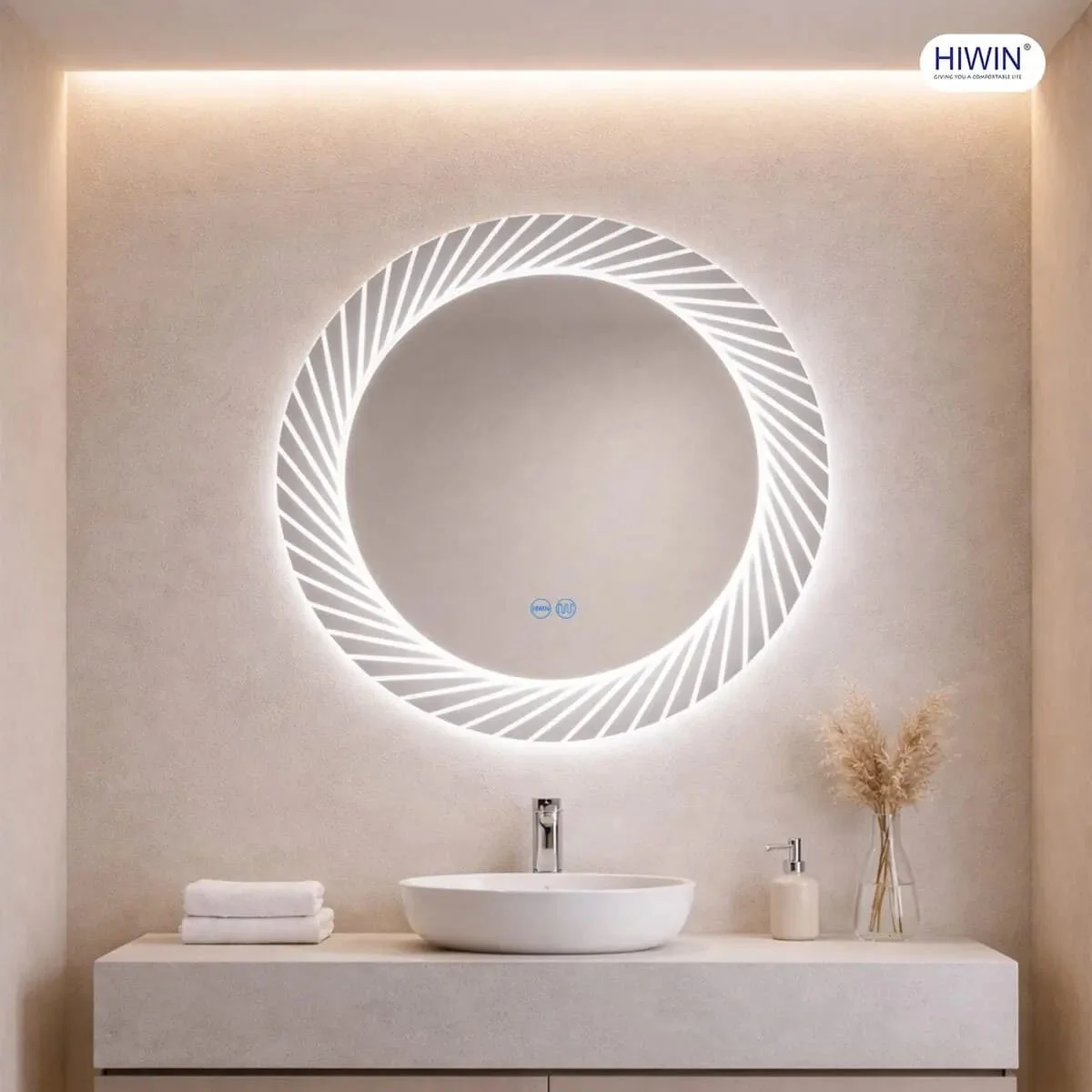 Gương cạo râu gương trang điểm hai mặt phóng đại 3X Hiwin J-0158