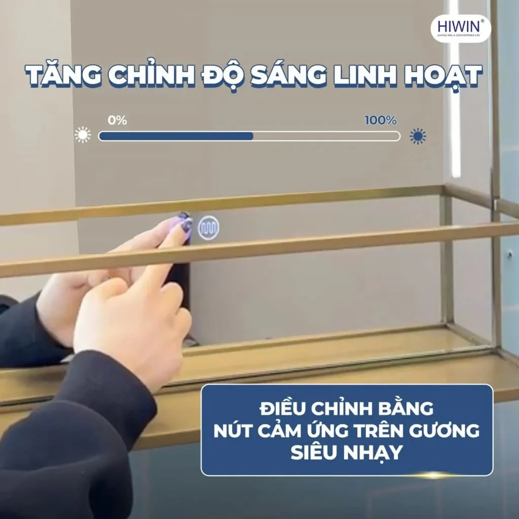 Gương cạo râu gương trang điểm gắn tường phóng tại 3X Hiwin J-006