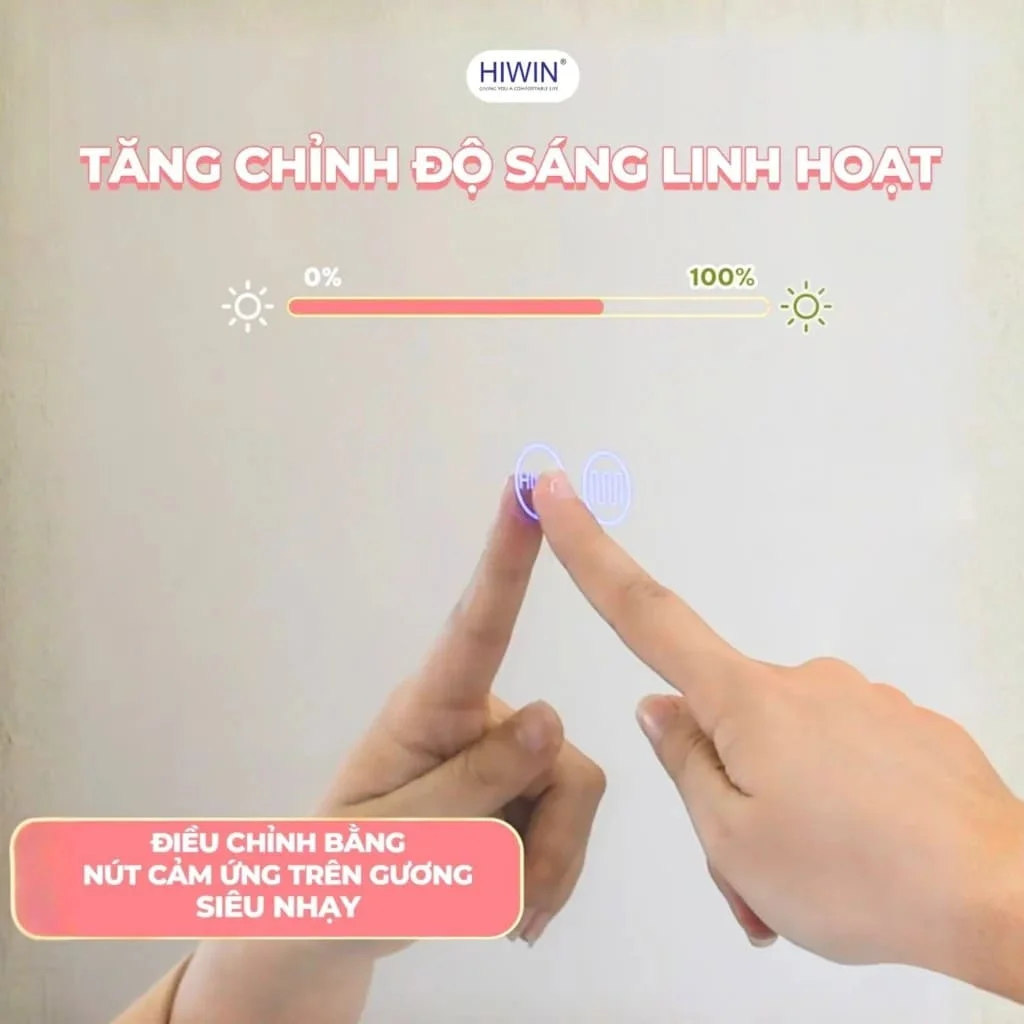Gương cạo râu gương trang điểm gắn tường phóng tại 3X Hiwin J-006