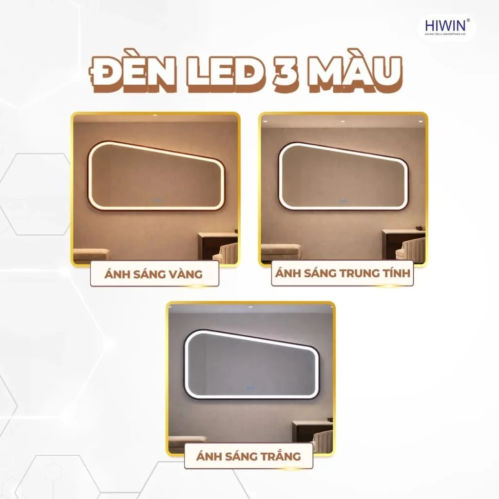 Gương cạo râu gương trang điểm gắn tường phóng tại 3X Hiwin J-006