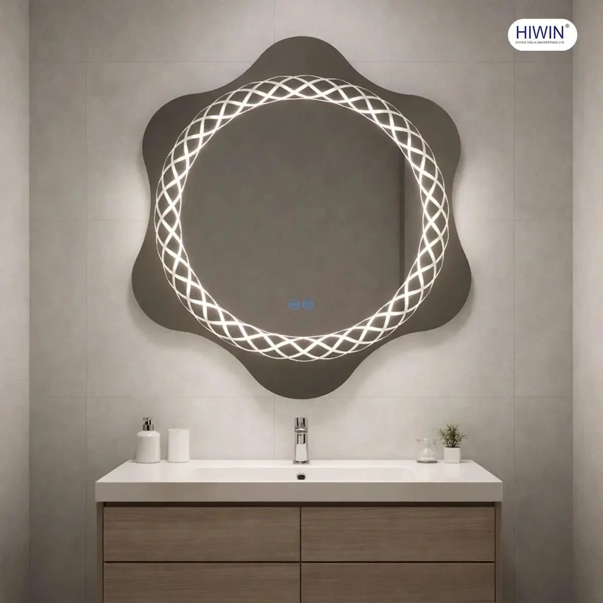 Gương cạo râu gương trang điểm hai mặt phóng đại 3X Hiwin J-0158