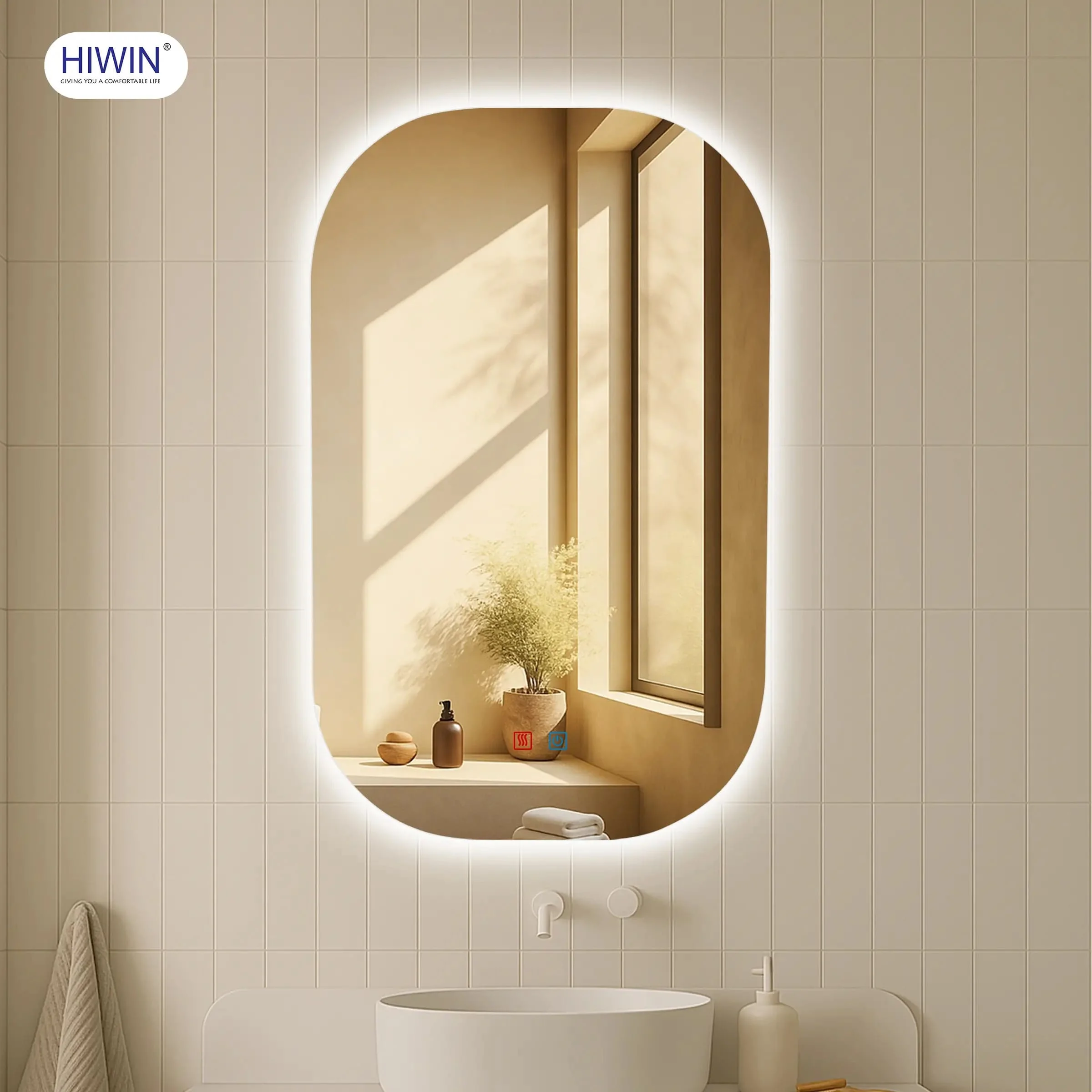 Gương cạo râu gương trang điểm hai mặt phóng đại 3X Hiwin J-0158