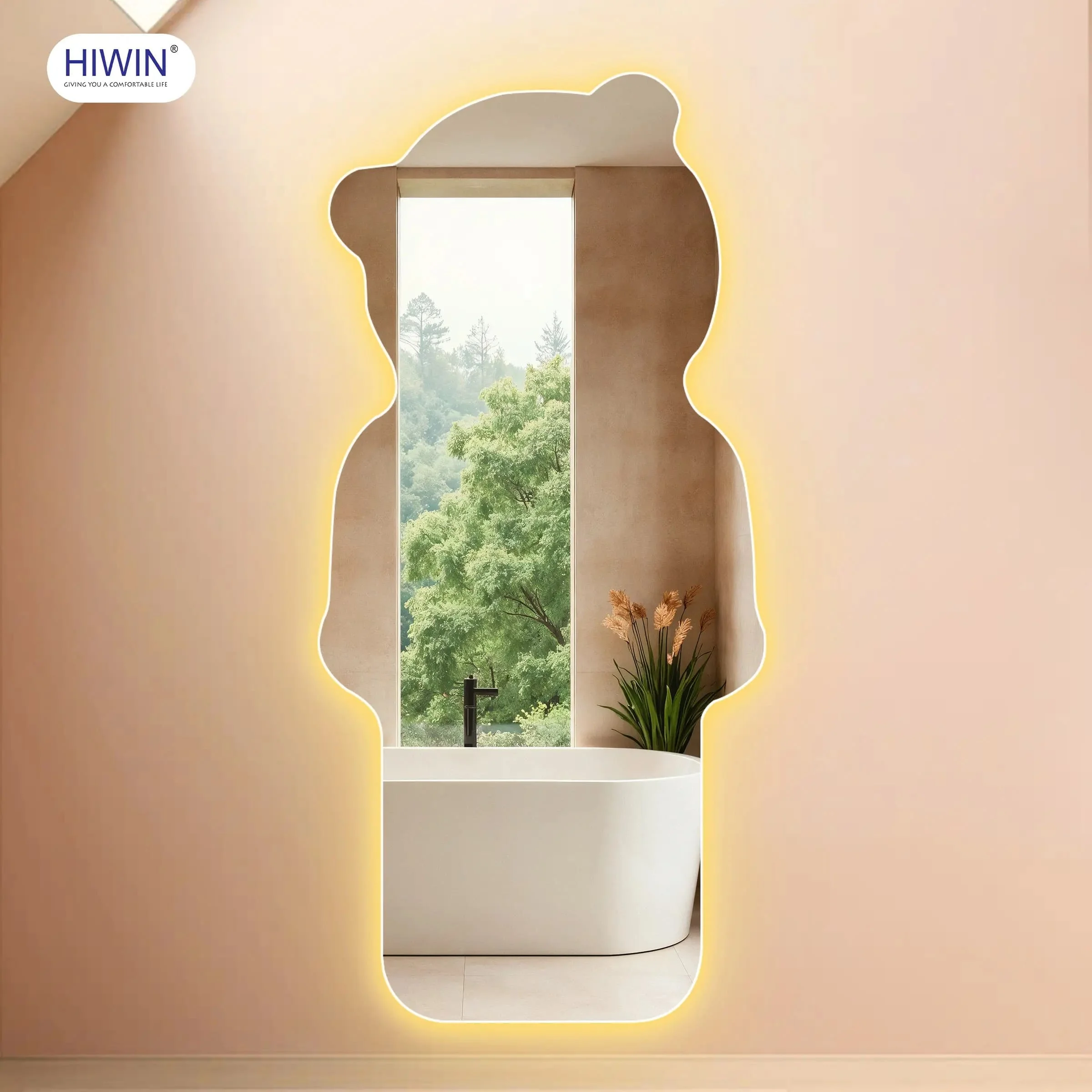 Gương cạo râu gương trang điểm hai mặt phóng đại 3X Hiwin J-0158
