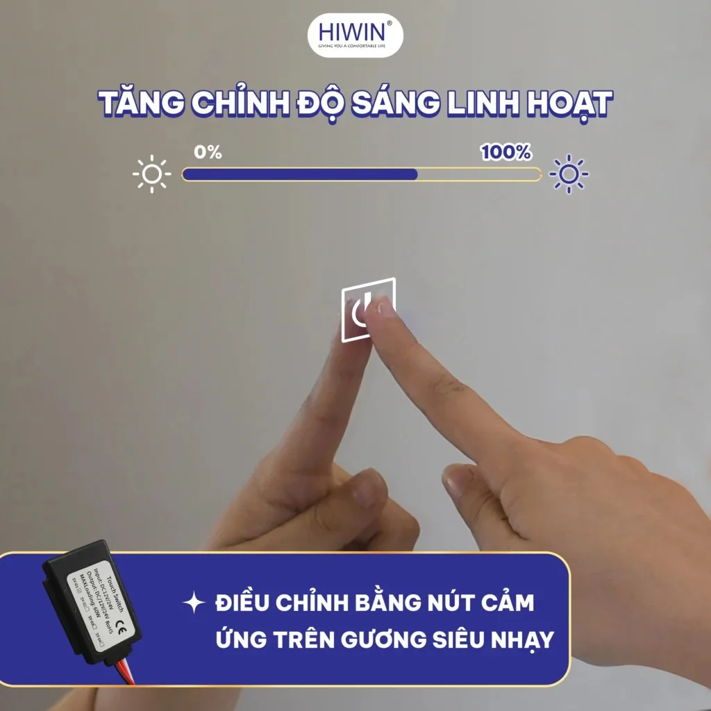 Gương cạo râu gương trang điểm gắn tường phóng tại 3X Hiwin J-006