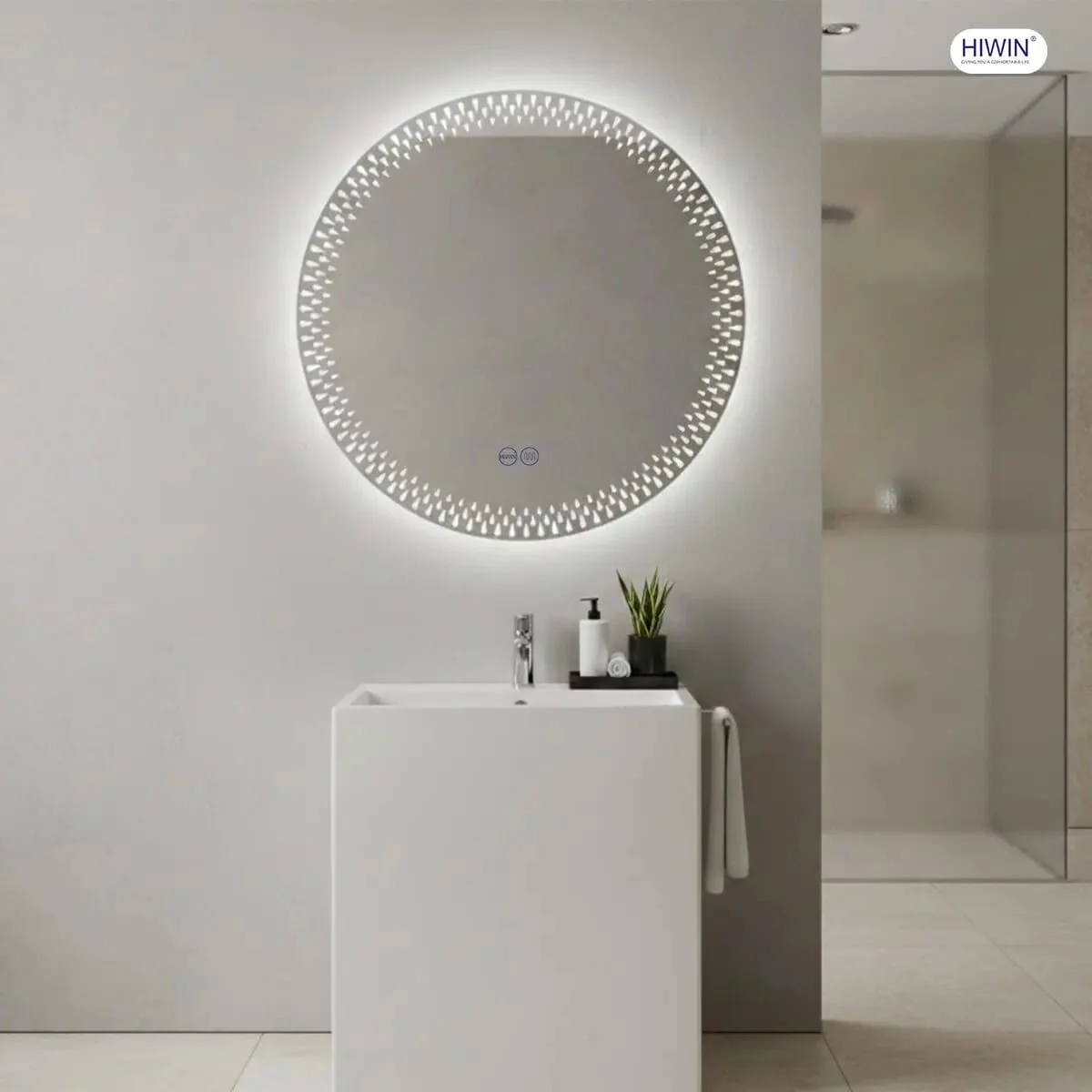 Gương cạo râu gương trang điểm hai mặt phóng đại 3X Hiwin J-0158