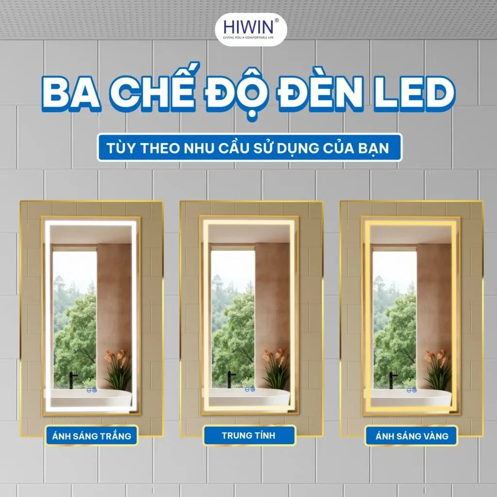 Gương cạo râu gương trang điểm gắn tường phóng tại 3X Hiwin J-006