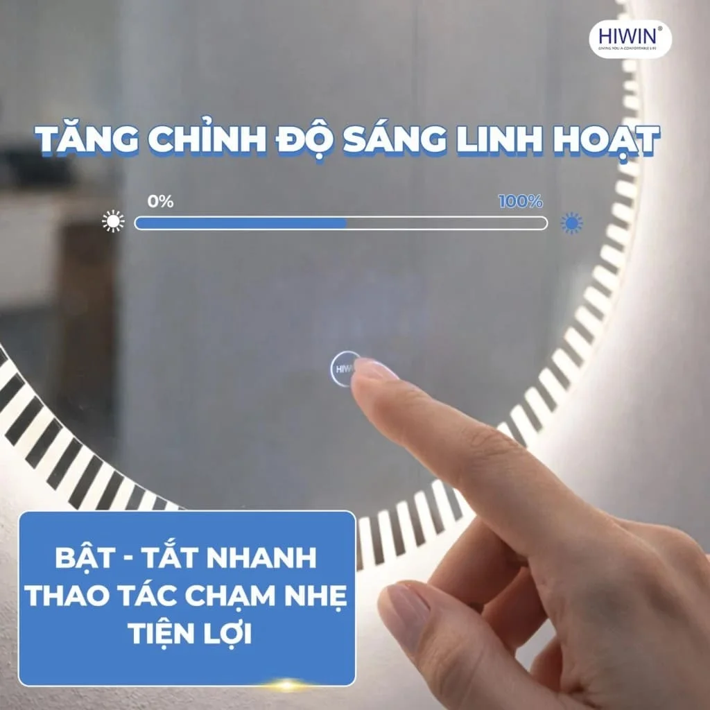 Gương cạo râu gương trang điểm gắn tường phóng tại 3X Hiwin J-006