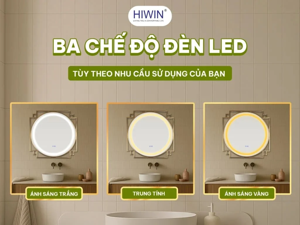 Gương thông minh hình Hello Kitty Hiwin M-KT8090LD-H