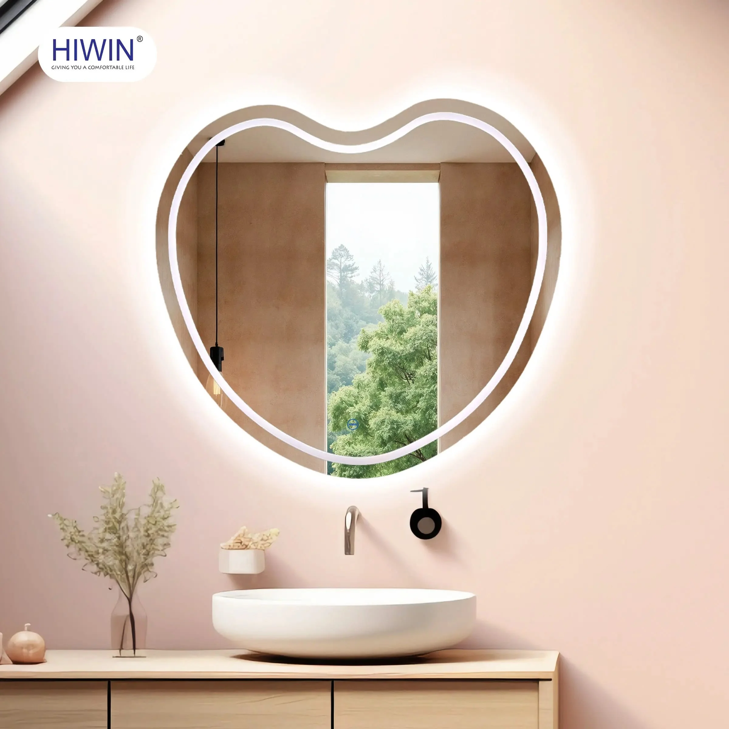 Gương cạo râu gương trang điểm hai mặt phóng đại 3X Hiwin J-0158