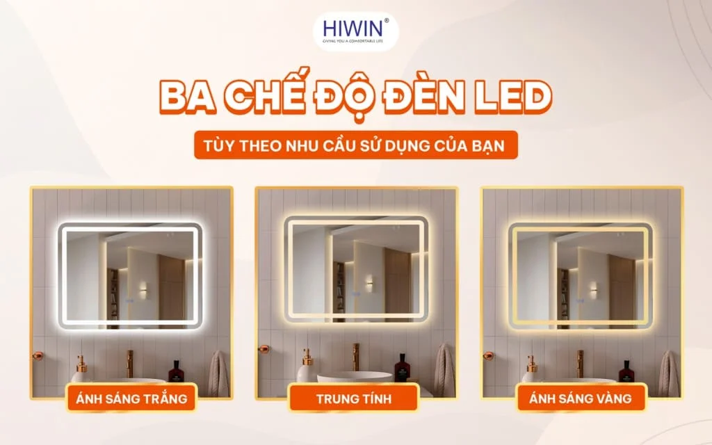 Gương thông minh hình Hello Kitty Hiwin M-KT8090LD-H