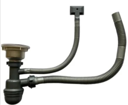 Bộ xi phông chậu rửa bát 1 hố chính hãng Caesar KSF001