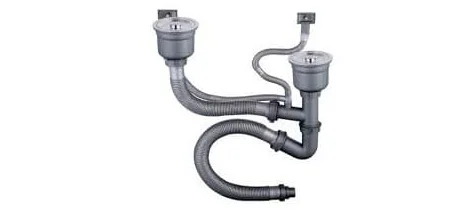 Bộ xi phông chậu rửa bát 1 hố chính hãng Caesar KSF001