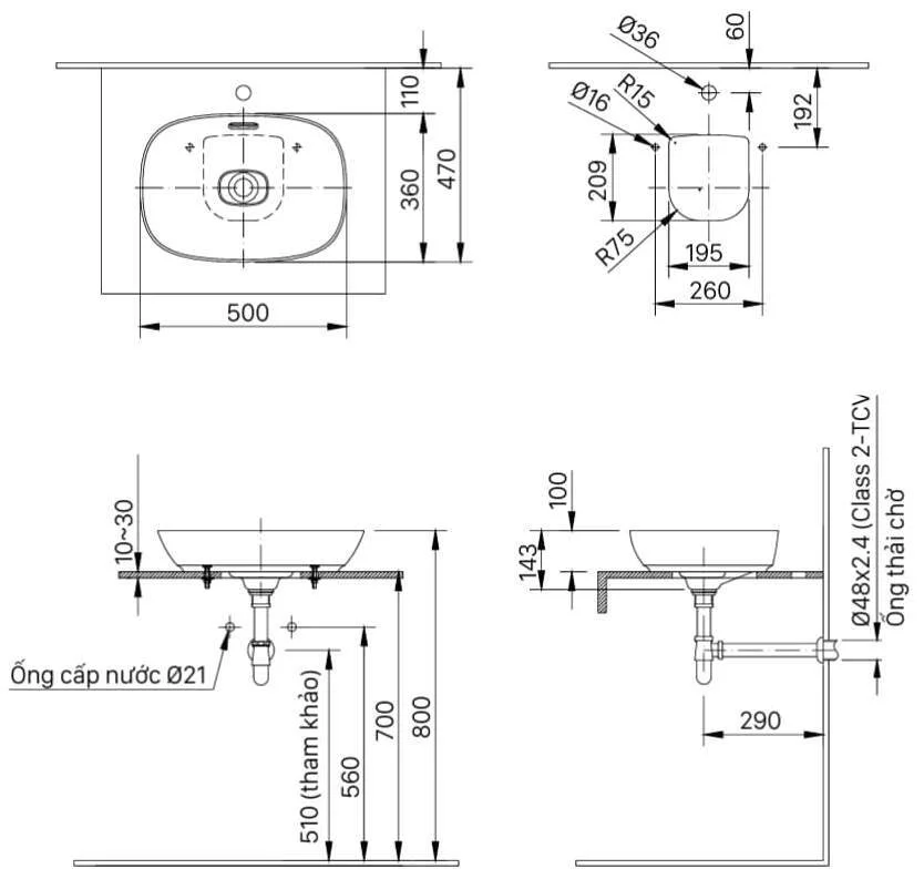 Bản vẽ kỹ thuật Vòi Chậu Rửa Mặt INAX LFV-1402S