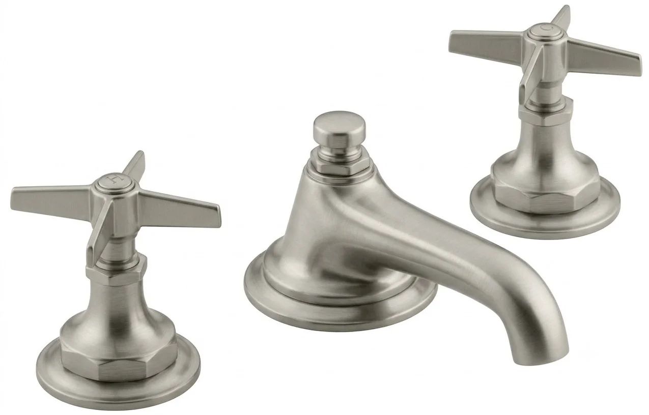 Vòi chậu rửa mặt nóng lạnh Kallista P32001-CR-AG