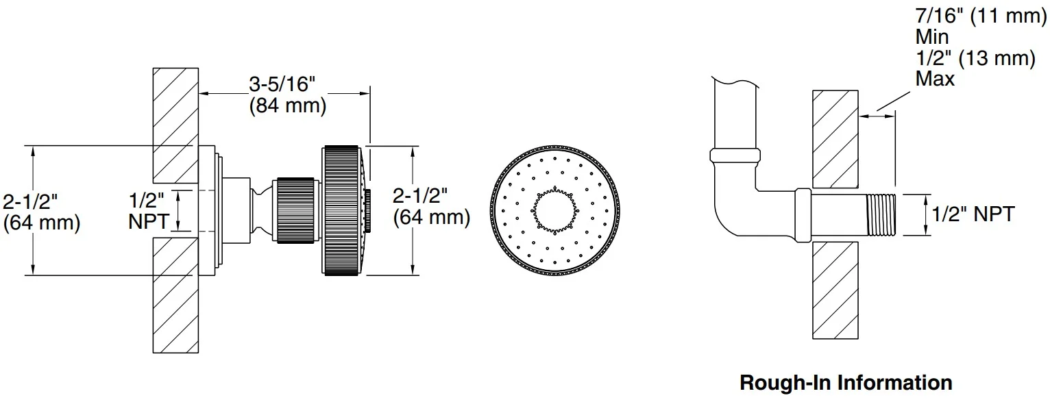 Bản vẽ bát sen Kallista P21472