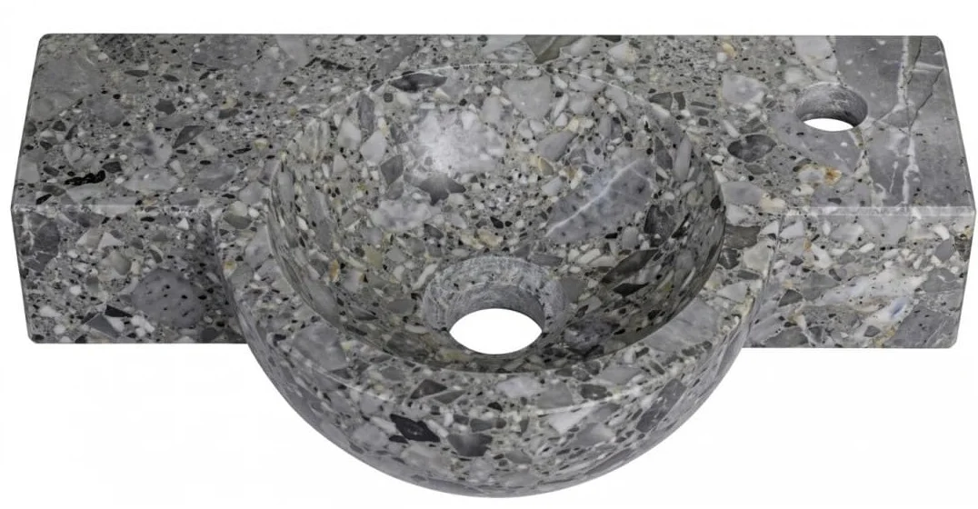 Chậu lavabo bằng đá tự nhiên Kanly MAR25Bi