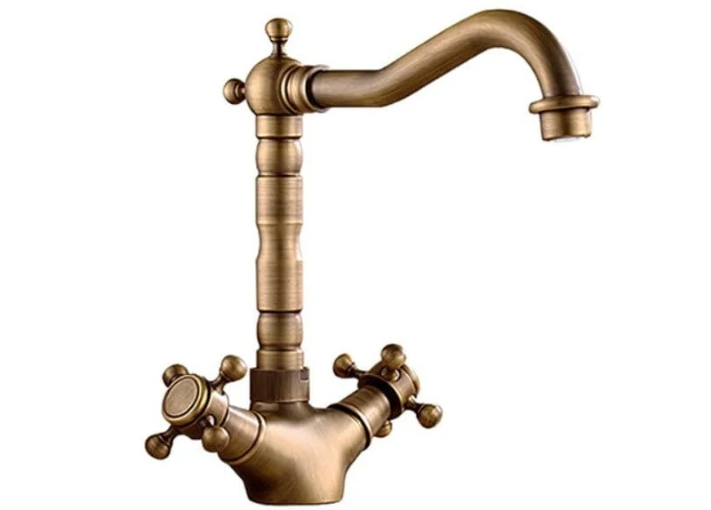 Vòi lavabo nóng lạnh màu đen Kanly GCV05B