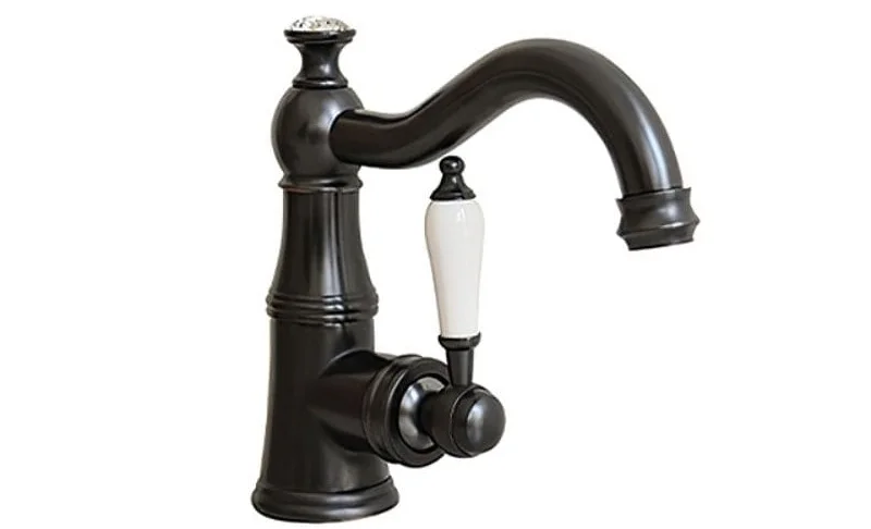 Vòi lavabo nóng lạnh màu đen Kanly GCV05B