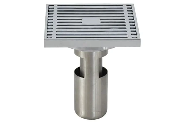 Phễu thoát sàn hoa văn bằng đồng Kanly CHP01 