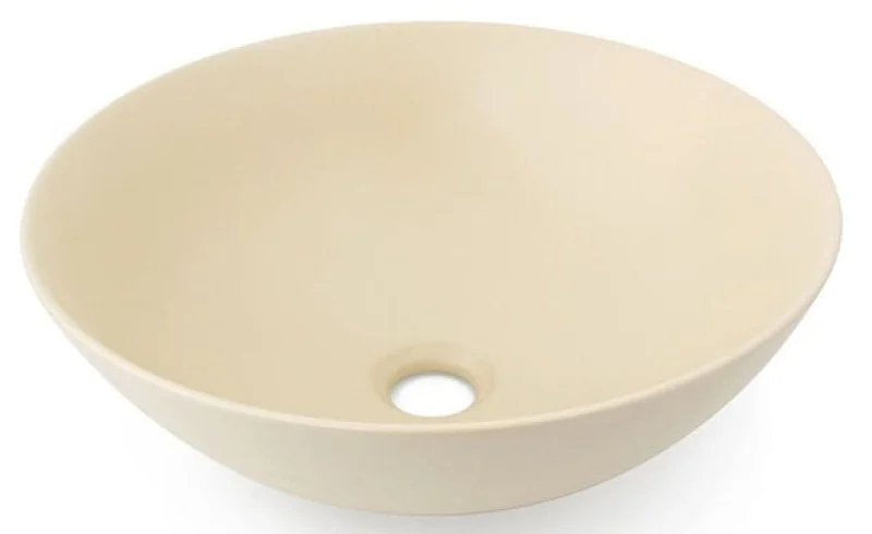 Chậu lavabo đặt bàn sứ tròn màu đỏ Kanly SU518