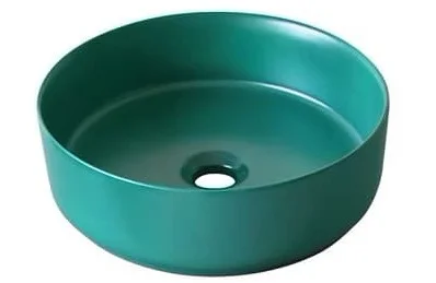 Chậu rửa Lavabo đặt bàn màu xanh Clara CB-1117B-MGR