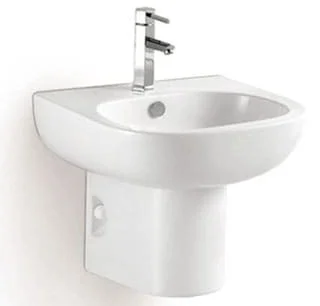 Chậu rửa Lavabo treo tường chân lửng Clara CB-305+CB-305C