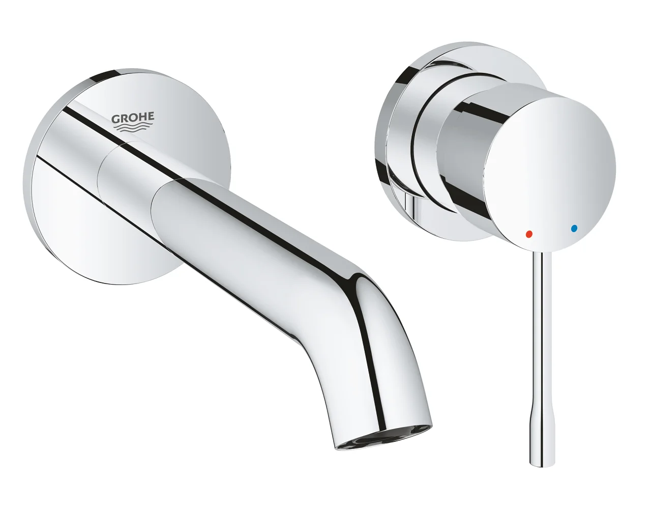 Vòi chậu rửa mặt âm tường Grohe 2+19201